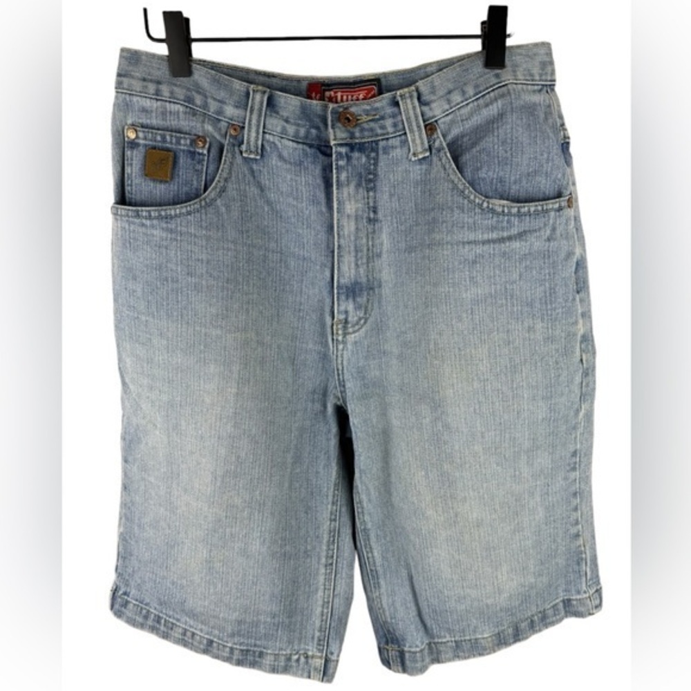 Texas Tuff Jean Shorts Mens 32 Denim Baggy Loose Hip Hop 11" Inseam vintage